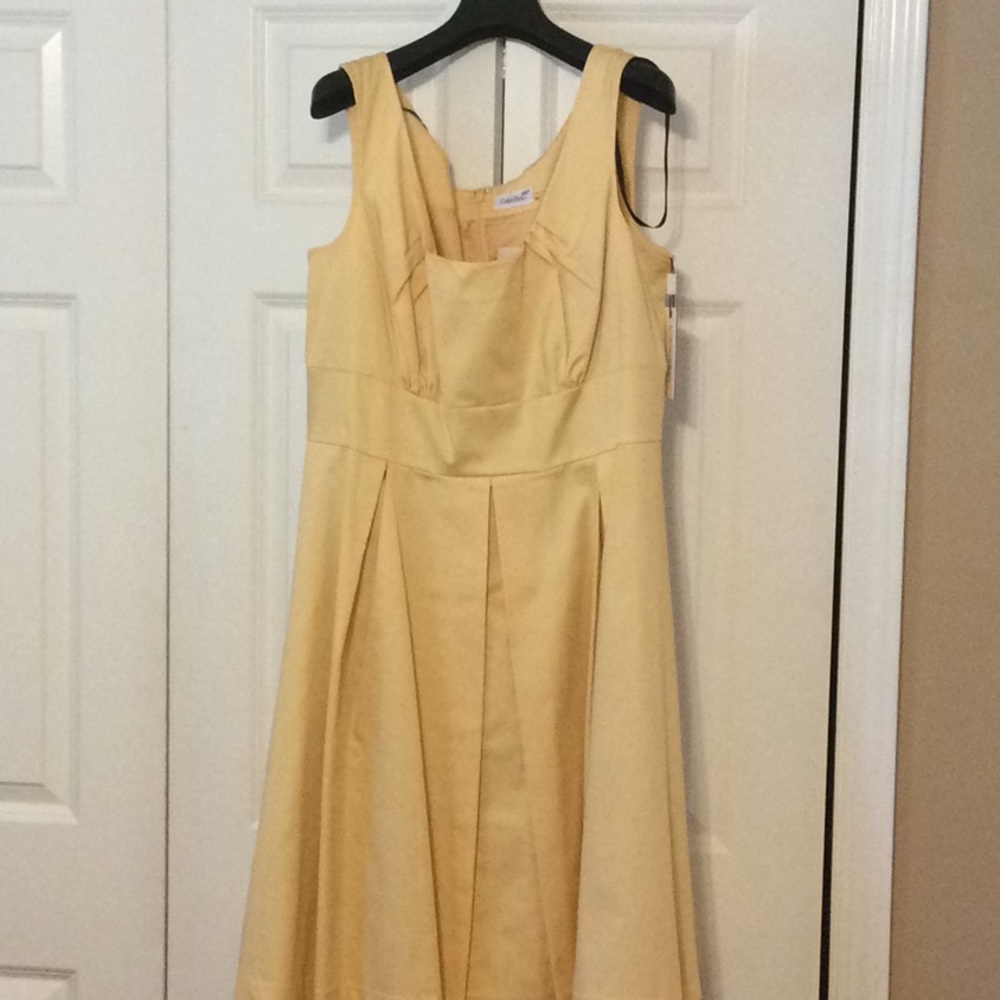 Pleated summer dress